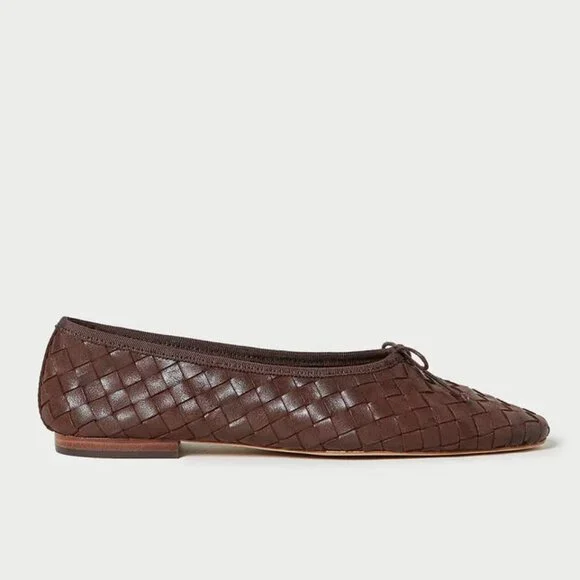 Loeffler Randall Brown Woven Flats - Picture 3 of 16